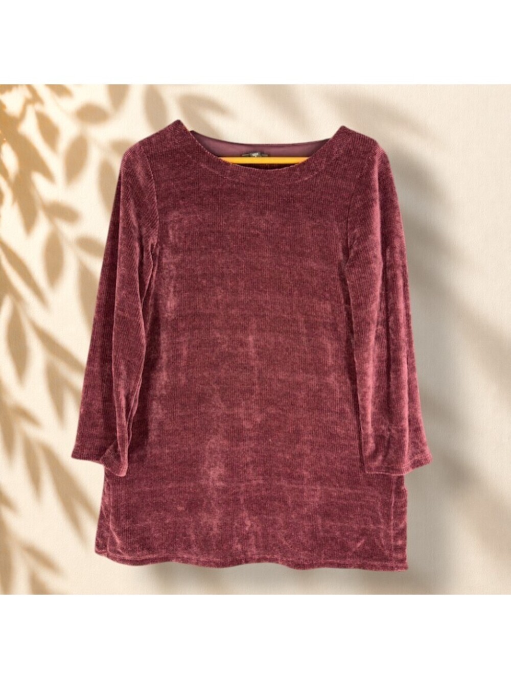 J. Jill Sweater Pullover Women M Medium Red Knit Long Sleeve Round Neck Soft